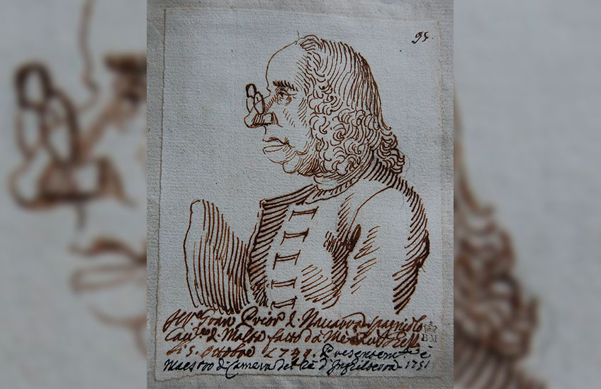 La primera caricatura de un navarro en 1749