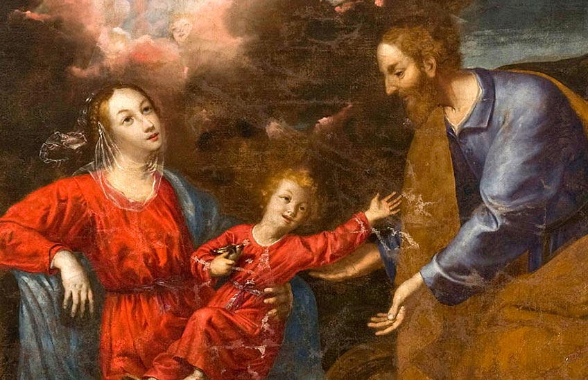 Dos lienzos del patrimonio secular de Leire
