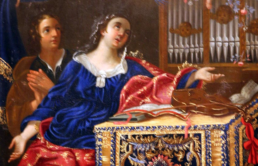 Santa Cecilia, mártir romana y su tardío patrocinio sobre la música