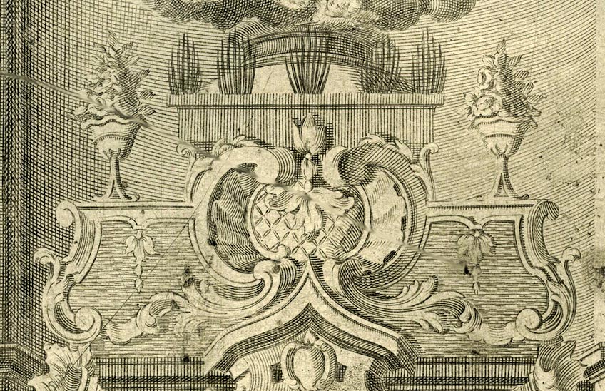 Un grabado de 1749 de la Virgen del Juncal de Irún, obra de Juan de la Peña